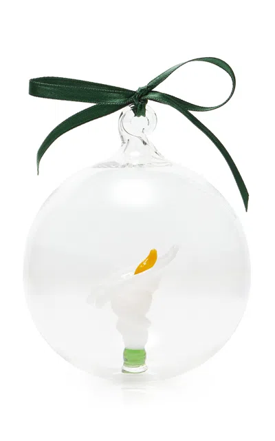 Moda Domus - Handmade Glass Calla Lily Christmas Ornament - Multi