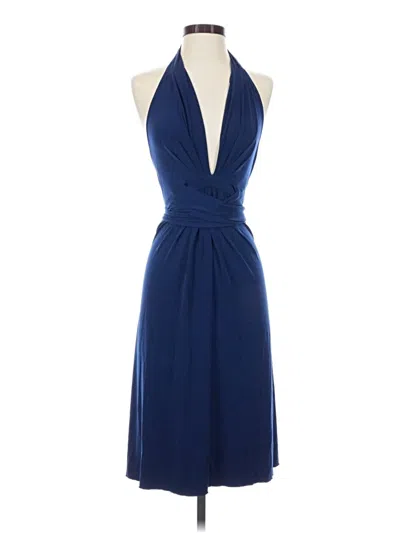 Pre-owned Moda International Cocktail Dress In Blue
