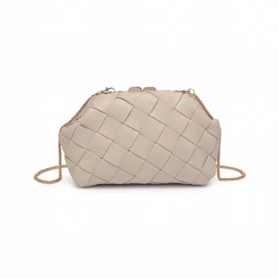 Moda Luxe Women's Pauline Woven Crossbody Bag In Cream In White