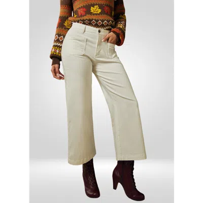 Modcloth Boho Bliss Wide Leg Crop Pant In Animal Print
