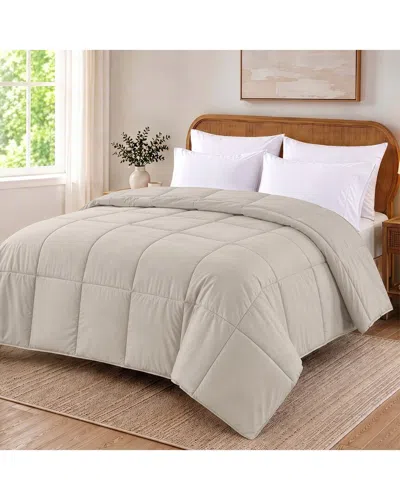 Modern Threads Reversible Quilted Down Alternative Comforter In Gray