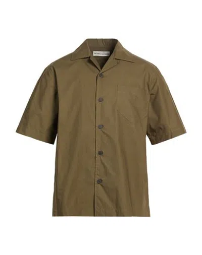 Modes Man Shirt Military Green Size Xxl Cotton