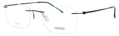 Modo Men's Titanium Eyeglasses 4627 Style 51-18-145 With Case In Dnavy - Dark Navy / Demo