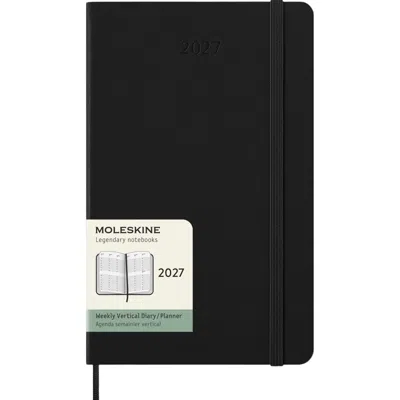 Moleskine Black Large Hard Cover 2027 Weekly Vertical Planner