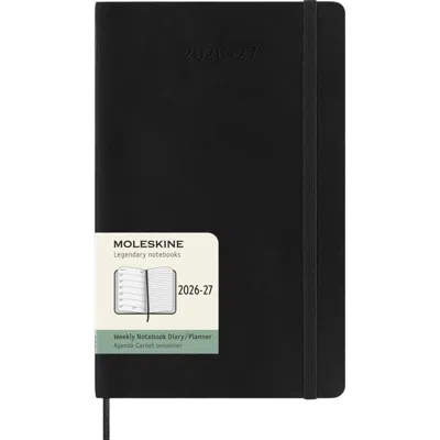 Moleskine Black Large Soft Cover 18-month 2027 Weekly Planner