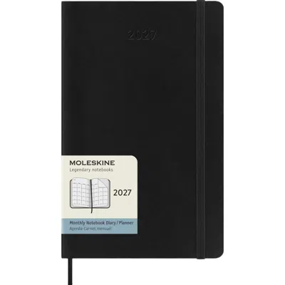 Moleskine Black Large Soft Cover 2027 Monthly Planner