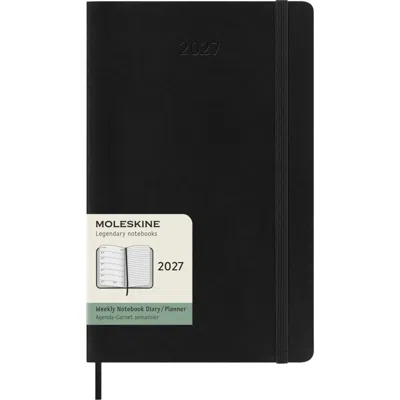 Moleskine Black Large Soft Cover 2027 Weekly Planner