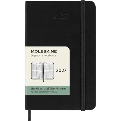 Moleskine Black Pocket Hard Cover 2027 Weekly Vertical Planner