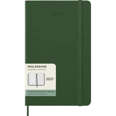 Moleskine Myrtle Green Large Hard Cover 2027 Weekly Planner