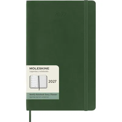 Moleskine Myrtle Green Large Soft Cover 2027 Weekly Planner