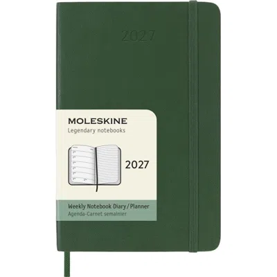 Moleskine Myrtle Green Pocket Soft Cover 2027 Weekly Planner