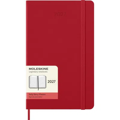 Moleskine Red Large Hard Cover 2027 Daily Planner