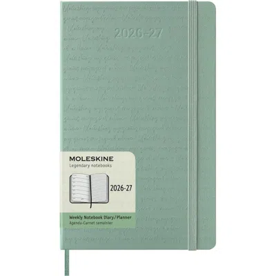 Moleskine Sage Green Large Hard Cover 18-month 2027 Weekly Planner