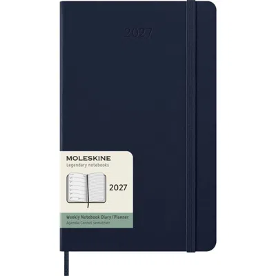 Moleskine Sapphire Blue Large Hard Cover 2027 Weekly Planner