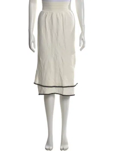 Pre-owned Molli Midi Length Skirt In Neutrals