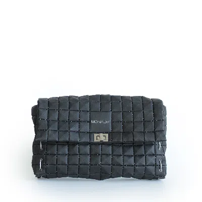 Monade Women's Clutch Bag Matte Black