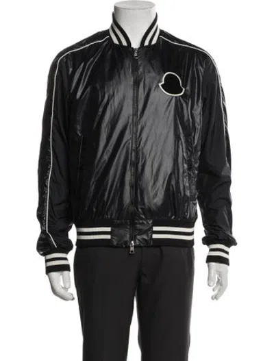 Pre-owned Moncler 2021 Dayu Bomber Jacket In Black