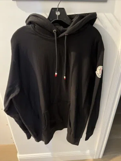 Pre-owned Moncler Awake X  Maglia Hoodie Size L Black White Mens