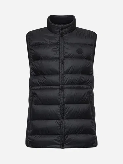 Moncler Black Plaret Down Gilet