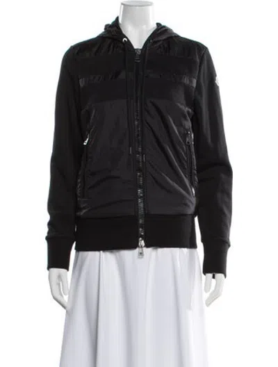 Pre-owned Moncler Bomber Jacket In Black