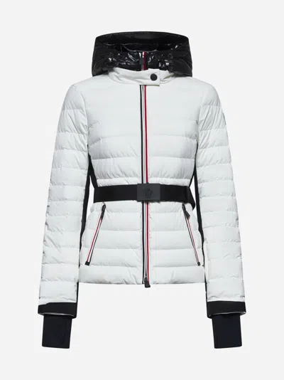 Moncler Bruche Quilted Nylon Down Jacket In White