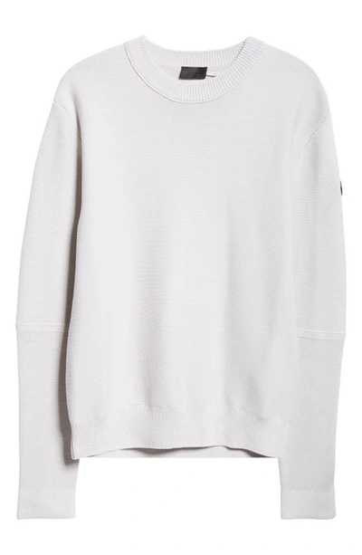Moncler Cotton Crewneck Sweater In Grey