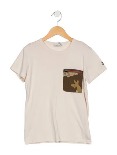 Pre-owned Moncler Kids' Cotton T-shirt In Neutrals