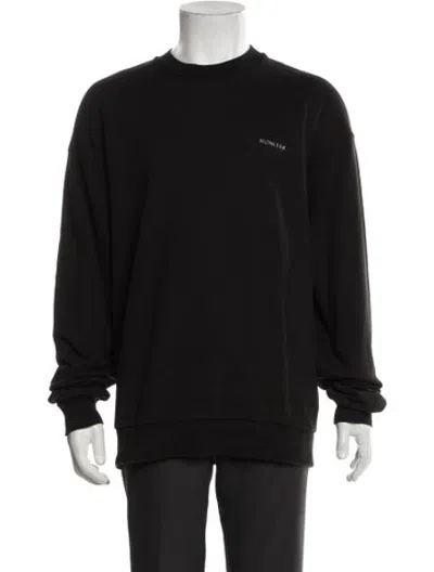 Pre-owned Moncler Crew Neck Long Sleeve Sweatshirt In Black