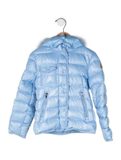 Pre-owned Moncler Kids' Down Coat In Blue