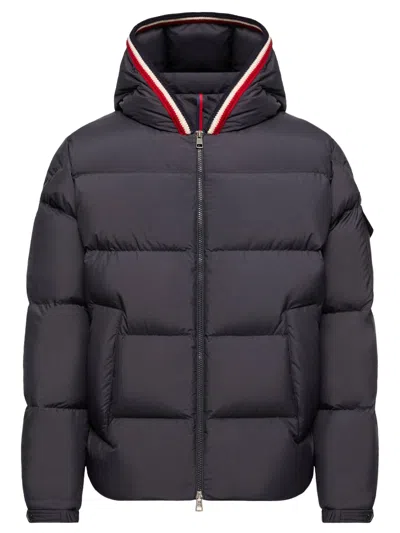 Moncler Down-filled Hooded Puffer Jacket With Adjustable Fit In Orange