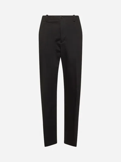 Moncler Frgmt Hiroshi Fujiwara Black Gabardine Moncler X Frgmt Trousers