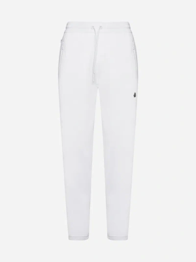 Moncler Frgmt Hiroshi Fujiwara Jersey Jogging Trousers In White
