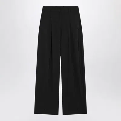 Moncler Genius Black Wool-blend Trousers