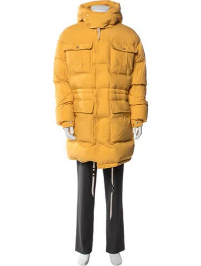 Pre-owned Moncler Genius Puffer Coat In Yellow