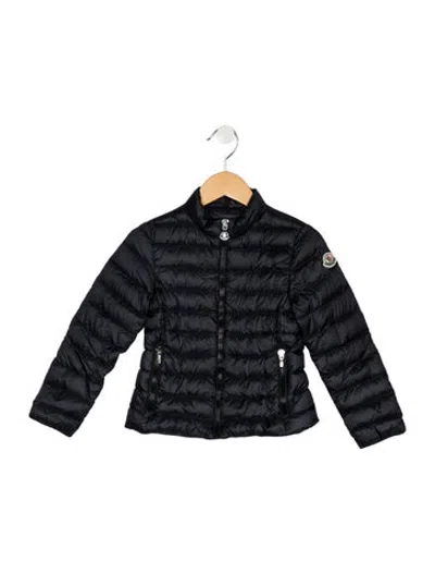 Pre-owned Moncler Babies' Girls' Puffer Jacket In Blue