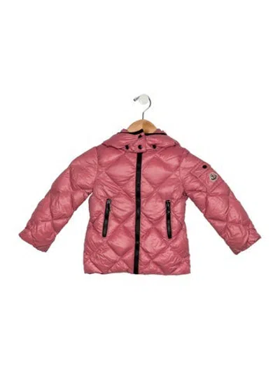 Pre-owned Moncler Babies' Girls' Puffer Jacket In Pink