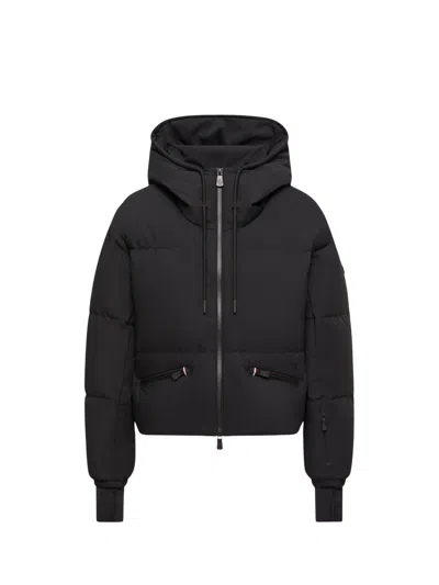 Moncler Grenoble Allesaz Hooded Insulated Ski Jacket In Blue