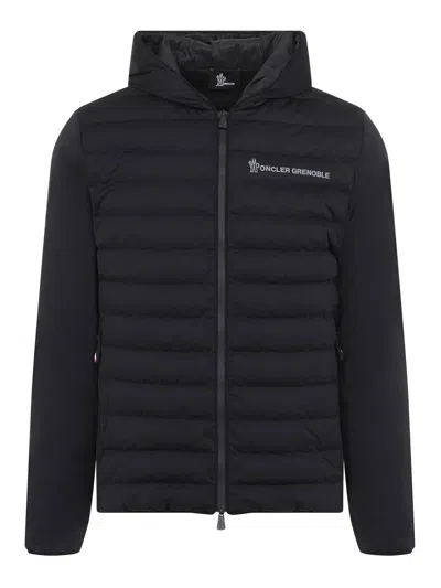 Moncler Grenoble Zip Up Cardigan Jacket In Blue