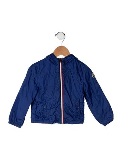 Pre-owned Moncler Babies' Hooded Jacket In Blue