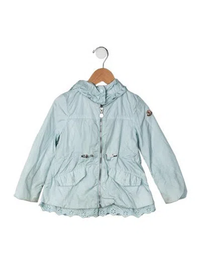 Pre-owned Moncler Babies' Hooded Jacket In Green