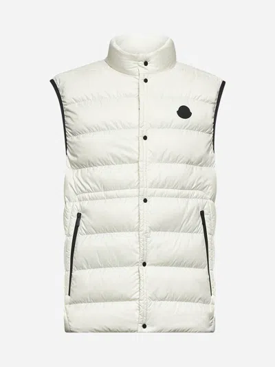 Moncler Ivory Plaret Down Gilet