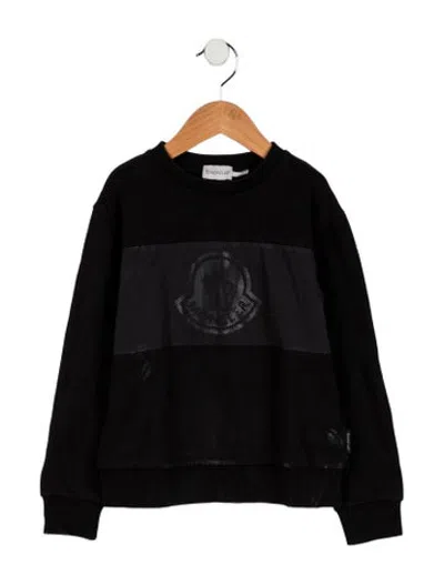 Pre-owned Moncler Kids Boys' Logo Sweatshirt In Black