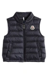 Moncler Babies' Amaury Padded Shell-down Gilet 3-36 Months In Navy