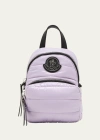 Moncler Kilia Small Crossbody Nylon Backpack In Pastel Purple