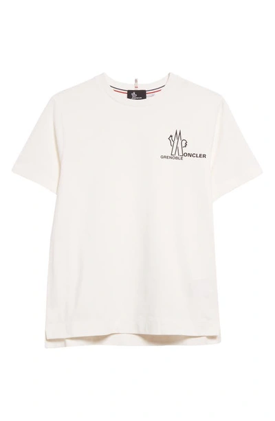 Moncler Logo Graphic T-shirt In White