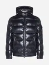 Moncler Maya Quilted Nylon Down Jacket In Black