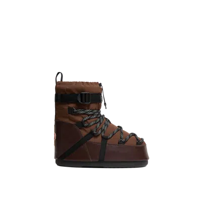 Moncler Moon Boot X Icon Low Snow Boot, Women, Brown, Size: 39-41