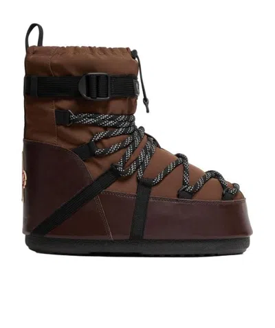 Moncler Moon Boot X  Grenoble Icon Low Snow Boot In Animal Print