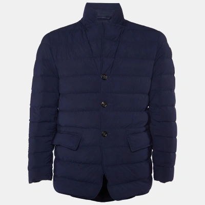 Pre-owned Moncler Navy Blue Deydier Down Puffer Jacket M