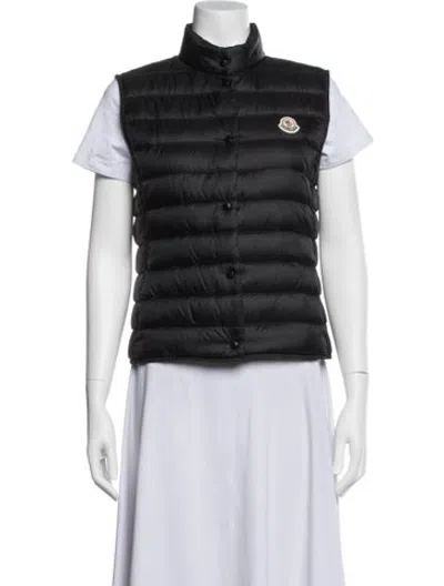 Pre-owned Moncler Nylon Vest In Black